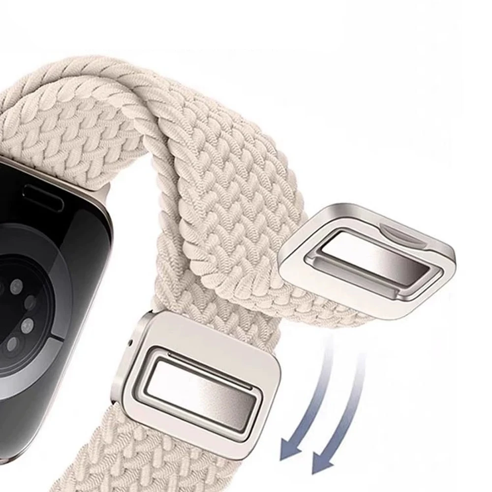 Nylon Braided Loop Strap for A - Milanese Loop Magnetic 评论和价格
