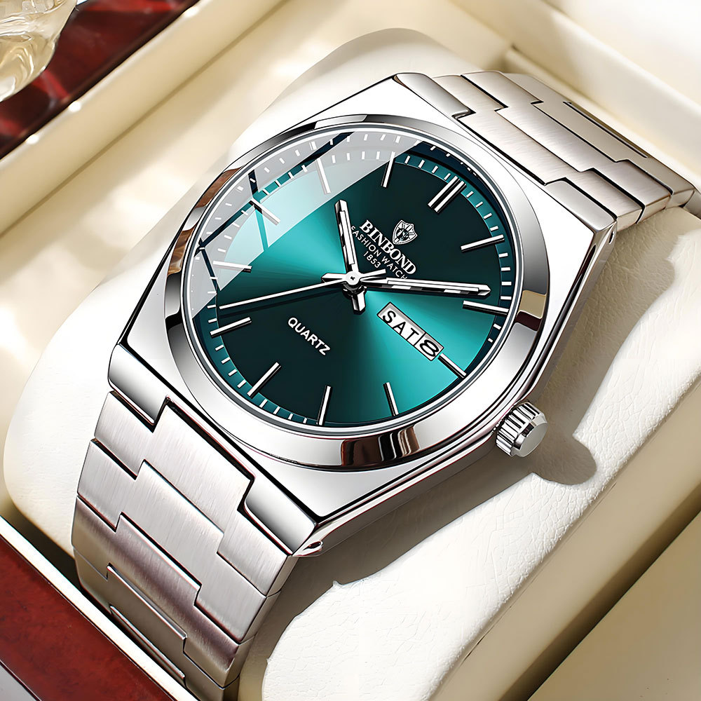 BINBOND Genuine Men Watch Ligh - Seiko Watch 5 Sports 评论和价格