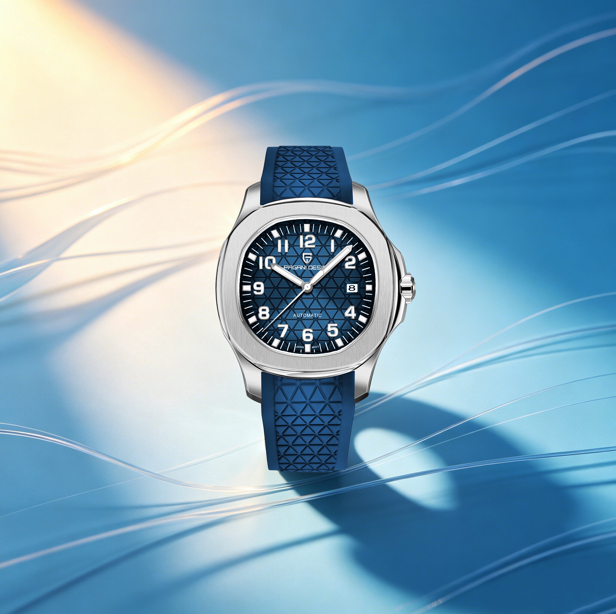 PAGANI DESIGN Men Upgrade & Pr - Rubber Strap Diver 评论和价格