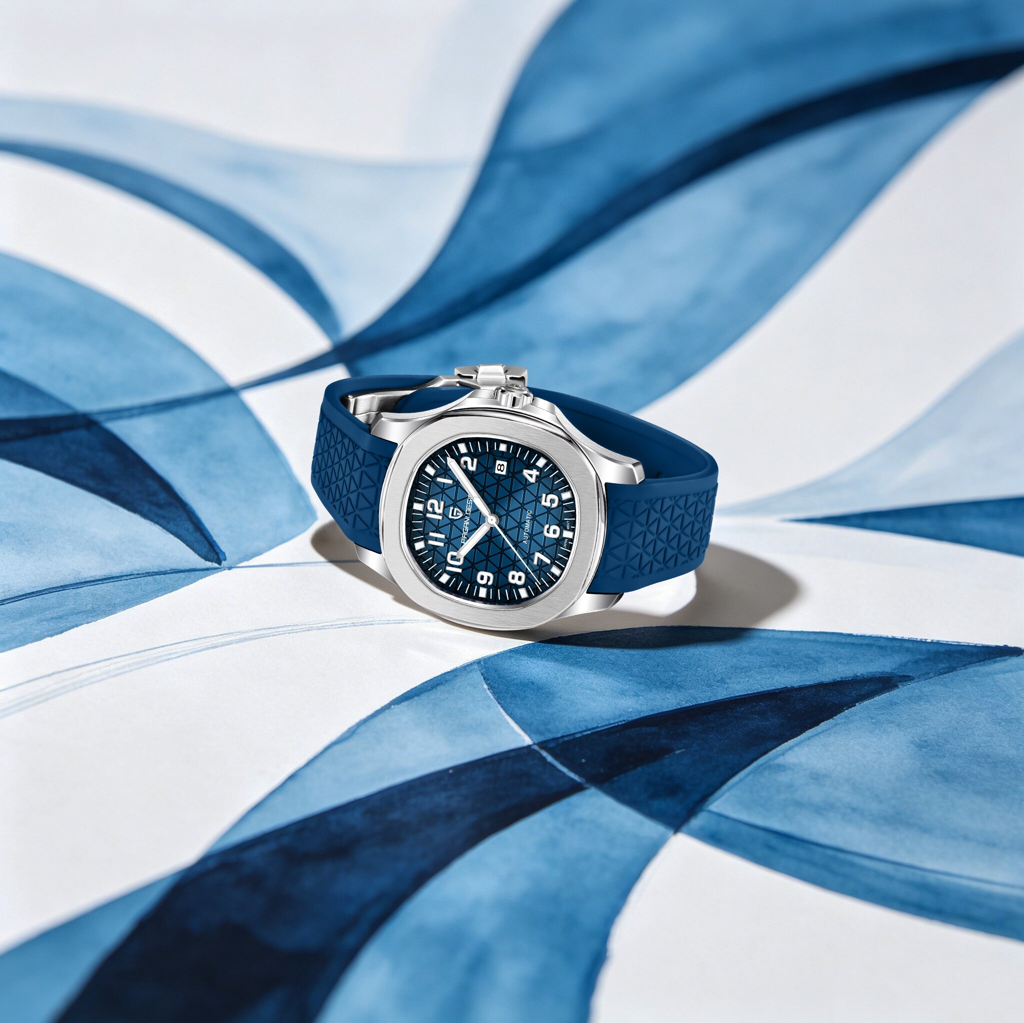 PAGANI DESIGN Men Upgrade & Pr - Rubber Strap Diver 评论和价格