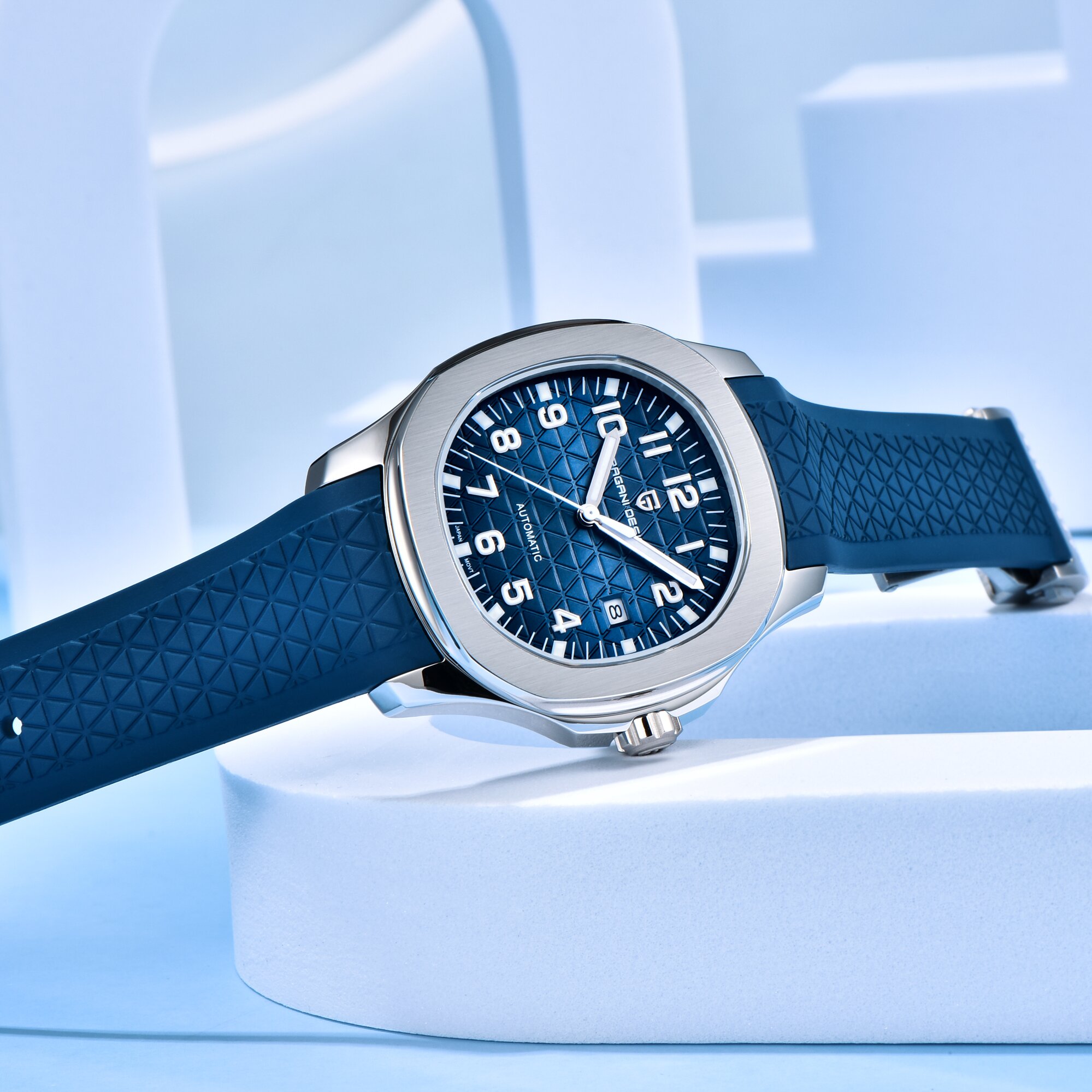 PAGANI DESIGN Men Upgrade & Pr - Rubber Strap Diver 评论和价格