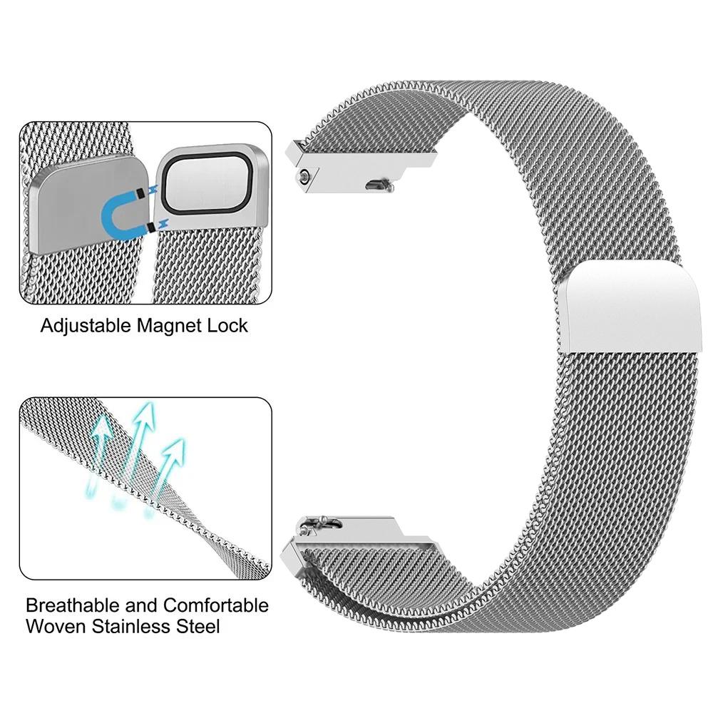 Milanese Loop Strap for Garmin - Milanese Loop Magnetic 评论和价格