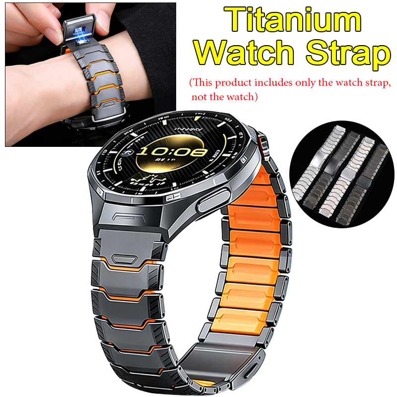 22mm Titanium Rubber Strap for - Silicone Watch Band 22Mm 评论和价格