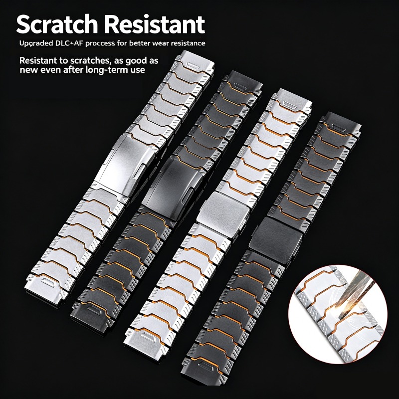 22mm Titanium Rubber Strap for - Silicone Watch Band 22Mm 评论和价格