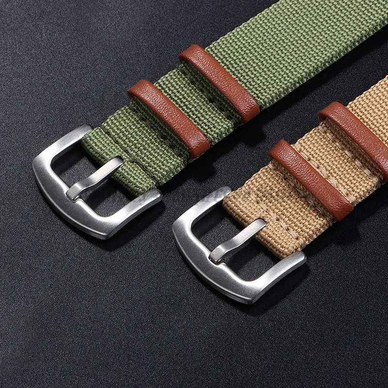 20mm 22mm Canvas Nylon Patch L - Nato Strap Nylon 评论和价格