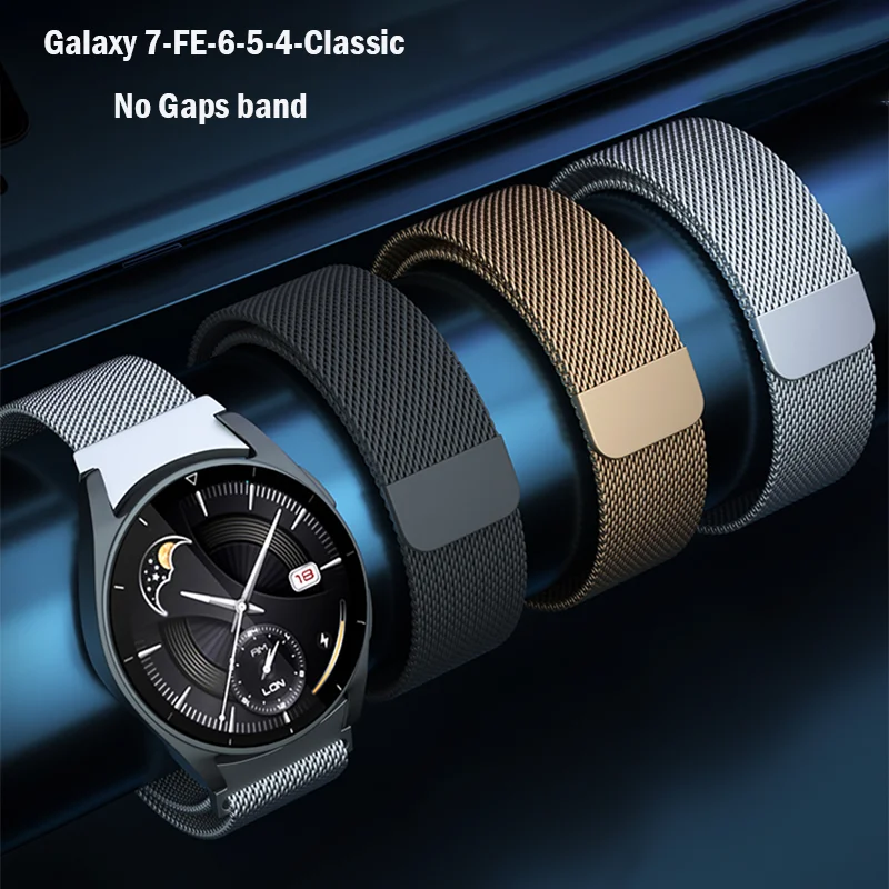 No Gaps Band For Samsung Galax - Milanese Loop Magnetic 评论和价格