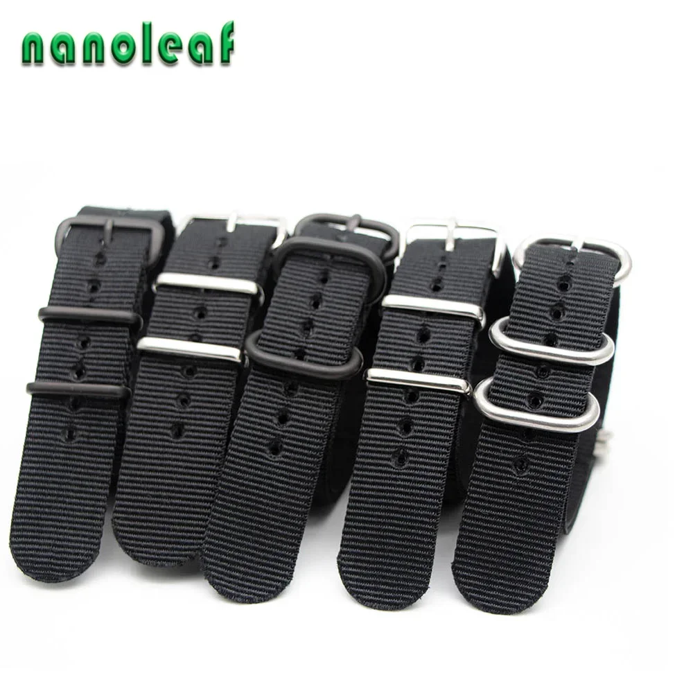 Black Nylon Watch Band For Mec - Nato Strap Nylon 评论和价格