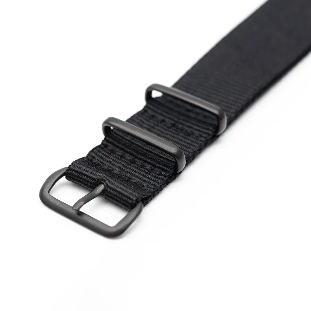 Black Nylon Watch Band For Mec - Nato Strap Nylon 评论和价格
