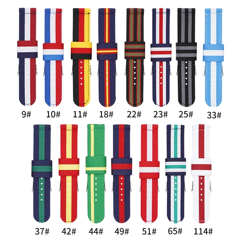 20mm 22mm Woven Nylon Strap fo - Nato Strap Nylon 评论和价格