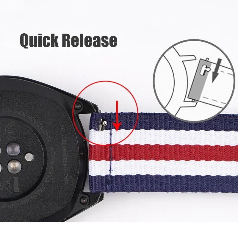 20mm 22mm Woven Nylon Strap fo - Nato Strap Nylon 评论和价格