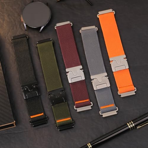 20mm 22mm band For Amazfit bip - Parachute Strap Elastic 评论和价格