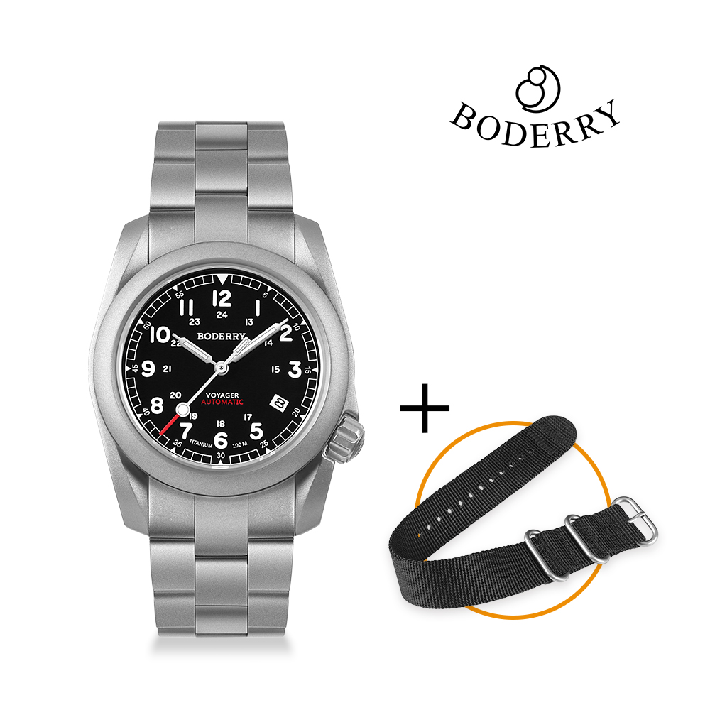 Boderry Voyager Field Watch Ti - Seiko Watch 5 Sports 评论和价格