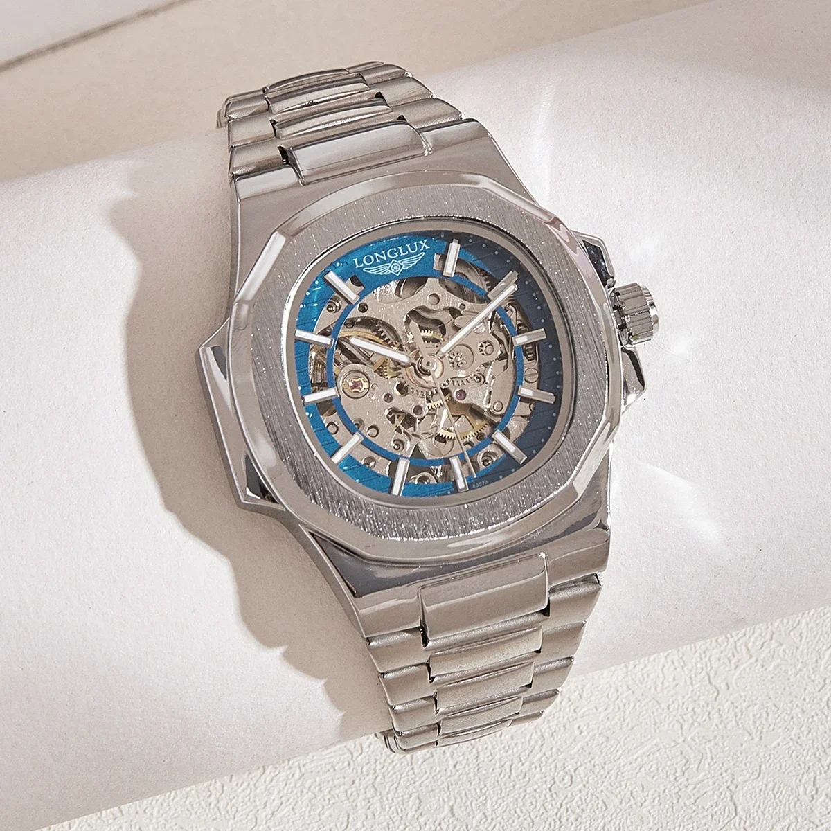 LONGLUX Men Automatic Mechanic - Seiko Watch 5 Sports 评论和价格