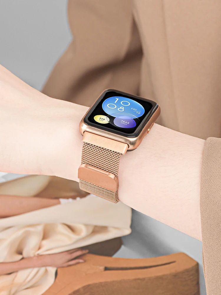 Milanese Loop Band For Huawei  - Milanese Loop Magnetic 评论和价格