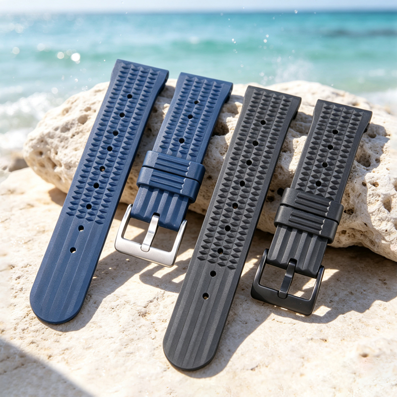 20MM 22MM  Silicone Watch Stra - Seiko Watch 5 Sports 评论和价格