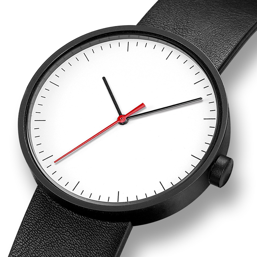 UTHAI Watch Men Simple Trendy  - Leather Watch Band Men 评论和价格
